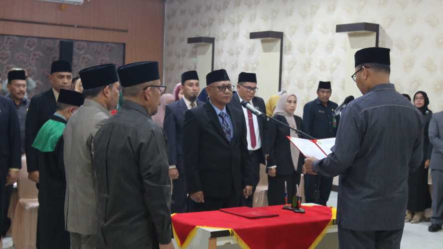 Sekda Inhil Lantik Pejabat Tinggi Pratama, Administrator, dan Pengawas