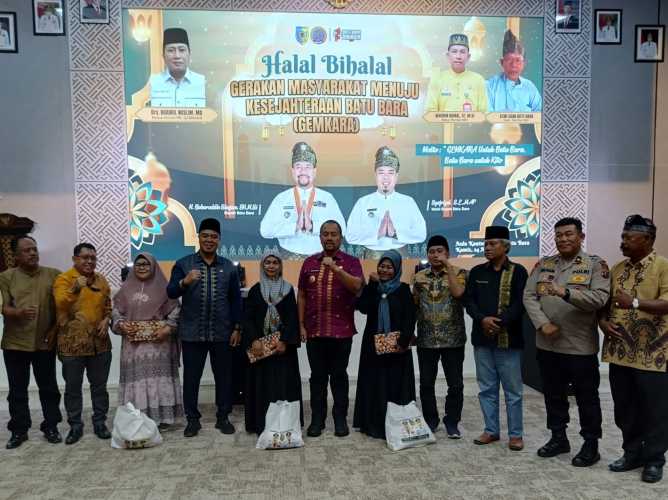 Kapolres Batu Bersama Gemkara,  Dan Bupati Batu Bara Gelar Halal Bil Halal, Wujudkan Kesejahteraan Masyarakat
