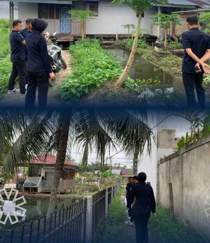 Tertibkan Pengelolaan Aset, Urusan Umum Lapas Tembilahan Laksanakan Pengecekan BMN Kompleks Rumah Dinas