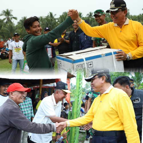 Dengan Menutup Turnamen Sepak Bola Piala Bupati Cup Sungai Undan,Bupati H.M Wardan Turut Membangun Olahraga di Indragiri Hilir