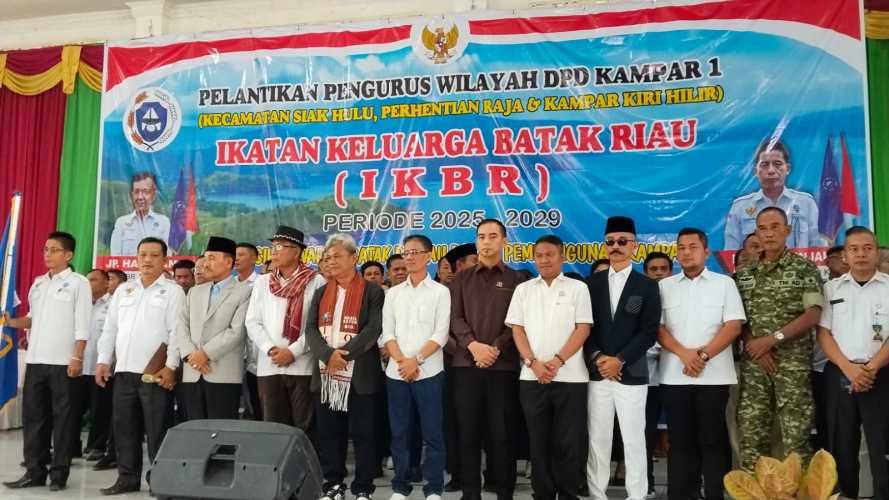 Pelantikan IKBR Kampar, Hendri Domo Harap Beri Kontribusi Positif untuk Daerah