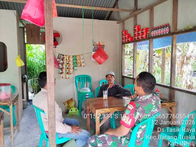 Babinsa Laksanakan Komduk, Perkuat Keamanan Terpadu di Tengah Waspada Cuaca Ekstrem