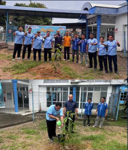 KSOP Tembilahan dan Pelindo Gelar Aksi Bersih Pantai Sambut Harhubnas 2025