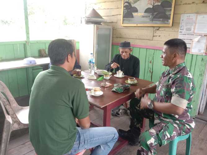 Danposramil 01/Tembilahan Gelar Komunikasi Kependudukan Tangkal Hoaks dan Disintegrasi