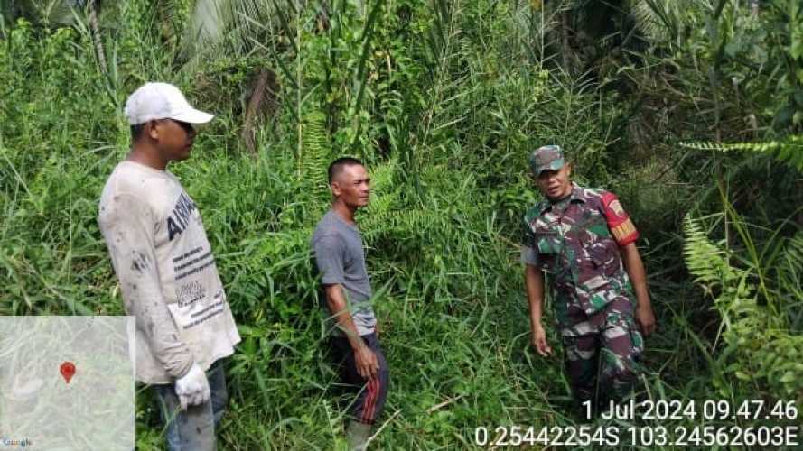 Sertu Januar Effendi Perangi Pembakar Liar