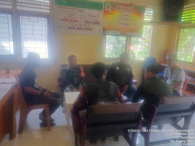 Babinsa Koramil 12/Batang Tuaka Laksanakan Sosialisasi Ketahanan Pangan