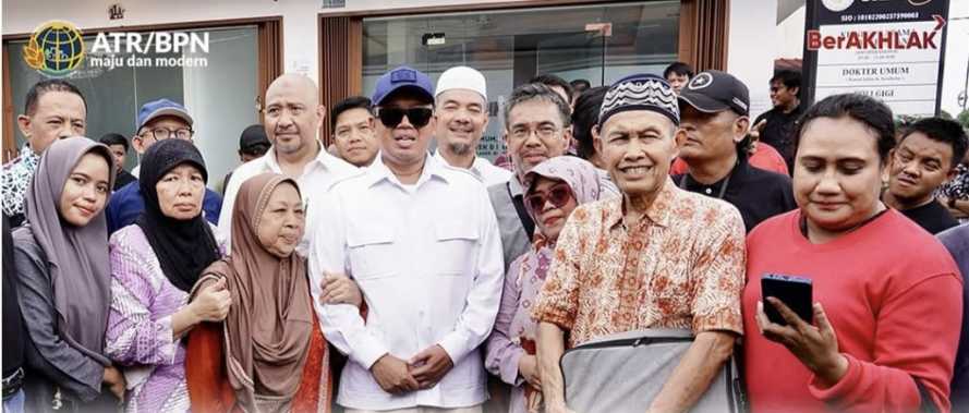 Menteri ATR/BPN Turun Langsung Beri Solusi di Lokasi Penggusuran Desa Setia Mekar