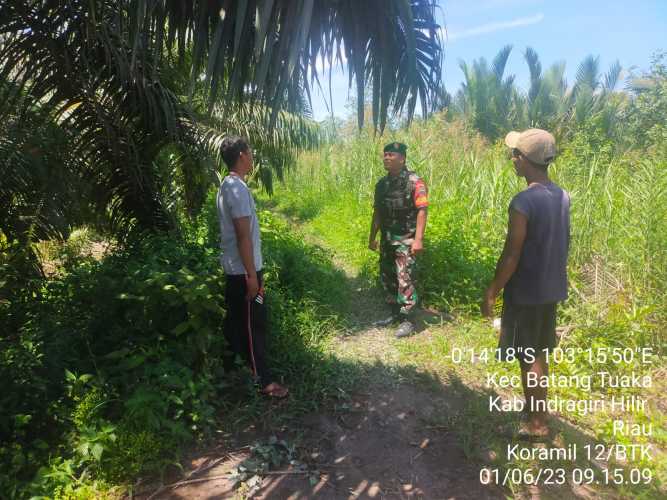 Babinsa Lakukan Patroli Terhubung