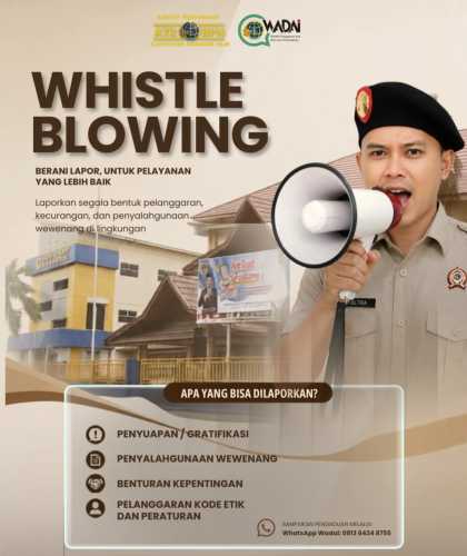 Kantah Inhil Perkuat Integritas Melalui Whistle Blowing System