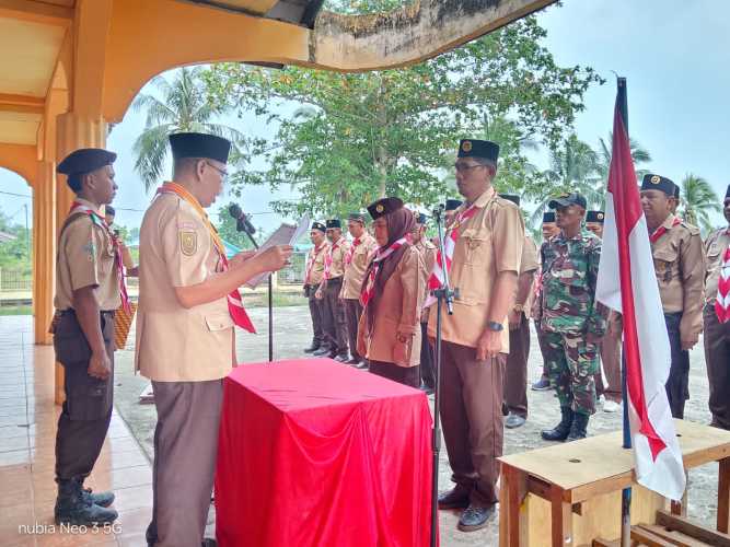 Penguatan Fondasi Kepemudaan, Pelantikan dan Pengukuhan Pengurus Pramuka Ranting Pelangiran Masa Bakti 2026-2029