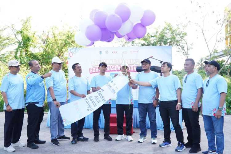 Dandim 0314/Inhil Hadiri Peringatan Hari Antikorupsi Sedunia 2025 di Tembilahan