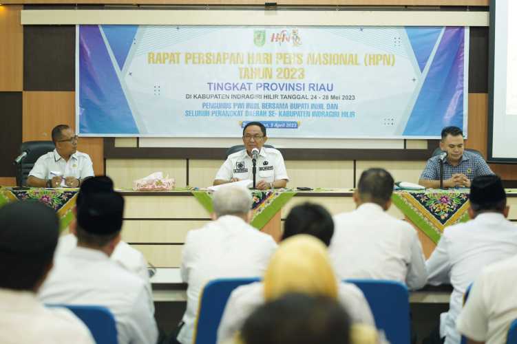 Rapat Persiapan HPN Tahun 2023 Tingkat Provinsi Riau