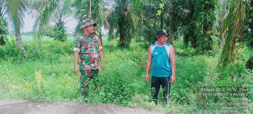 Pengendalian Karhutlah Terpadu di Promotori Babinsa Setempat