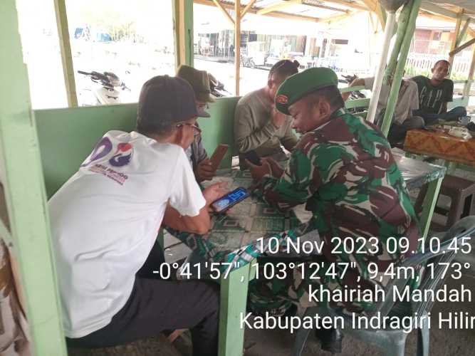 Babinsa Sendawa Menjadi Roda  Penggerak Jaga Kematangan Kamtibmas Wilayah