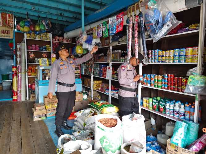 Jelang Lebaran Haji,Polsek Gaung Anak Serka Gelar Monitoring Panic Buying dan Pengawasan Bahan Pokok