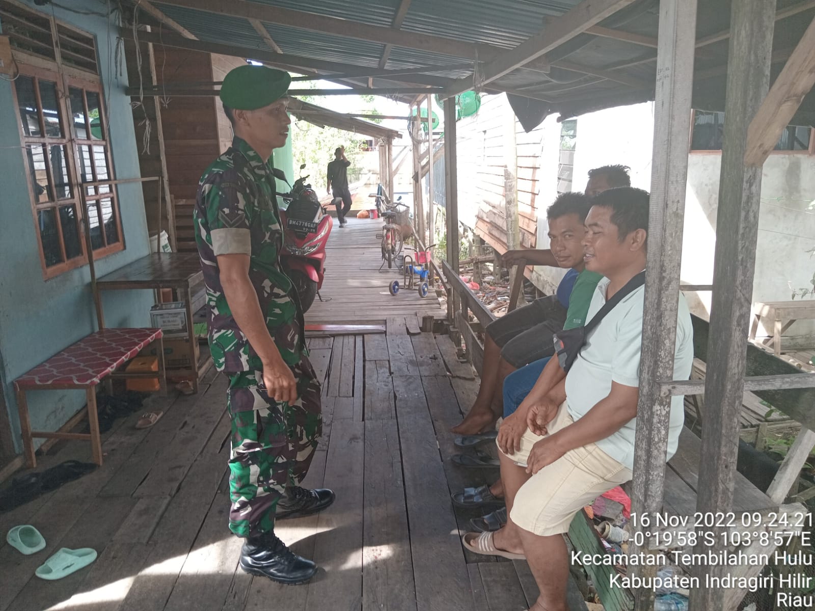 Babinsa Sungai Beringin Beri Arahan Preman Jalanan