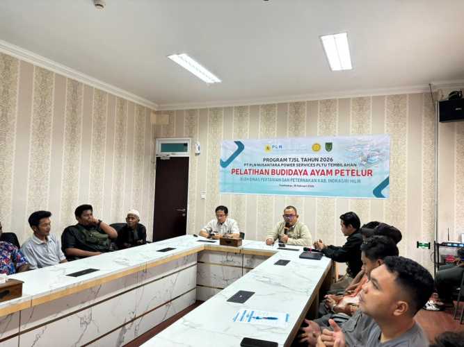 Melangkah Bersama Menuju Ekonomi yang Lebih Maju, PLN NP Services Mengadakan Pelatihan Budidaya Ayam Petelur untuk warga sekitar PLTU Tembilahan