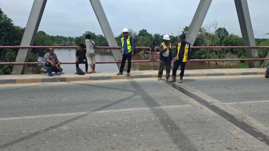 Jembatan Siak II Tetap Aman! BPJN Riau Tak Temukan Kerusakan Signifikan Pascadentuman Viral