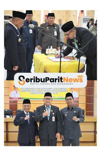 Asisten Bupati Ferry Resmi Dilantik Jadi PJ Sekda Rokan Hilir yang Baru