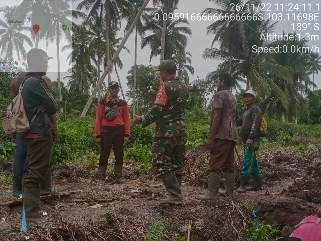 Serda Guntur sempurna  Melaksanakan Patroli Karlahut Rutin