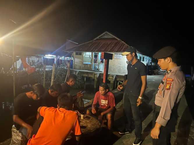 Personel Polsek Kuala Indragiri Patroli KRYD untuk Cegah Aksi Premanisme