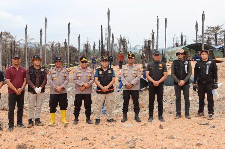 Polres Inhil Gandeng Bidlabfor Polda Riau, Selidiki Dugaan Ledakan Pipa Gas PT TGI