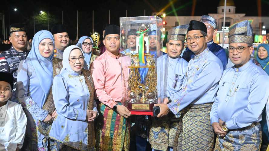 Kecamatan Bangko Pusako Raih Juara Umum MTQ ke-XX Rokan Hilir 2025