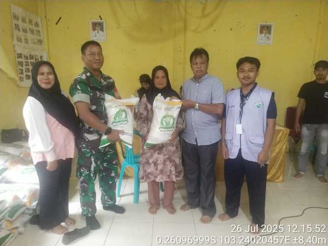 Pemerintah Desa Sungai Dusun Salurkan  BPN Tahap Juni-Juli 2025