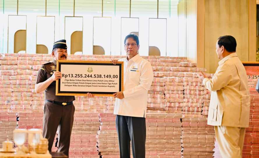 Presiden Prabowo, Rp13,25 Triliun Kerugian Negara Berhasil Dikembalikan