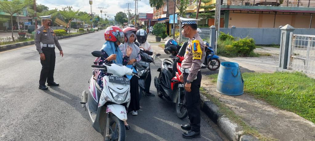 128 Pengendara Ditindak Oleh Satgas Ops Zebra Polres Kuansing