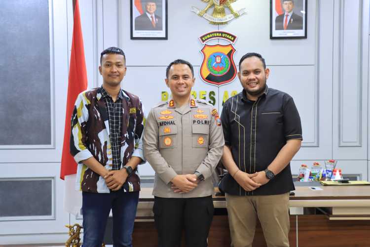 Kapolres Asahan Terima Audiensi Ketua HMI Cabang Asahan dan Ketua SAPMA IPK Kabupaten Asahan