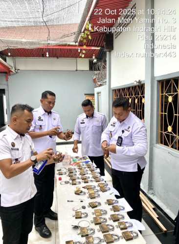 Pastikan Sarana Pengamanan Tetap Berfungsi Optimal, Lapas Kelas IIA Tembilahan Laksanakan Perawatan Rutin