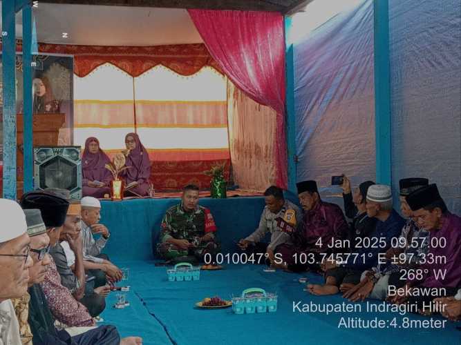 Menjalin Ukhuwah,Babinsa Koramil 08/MDH Gelar Komsos Religi