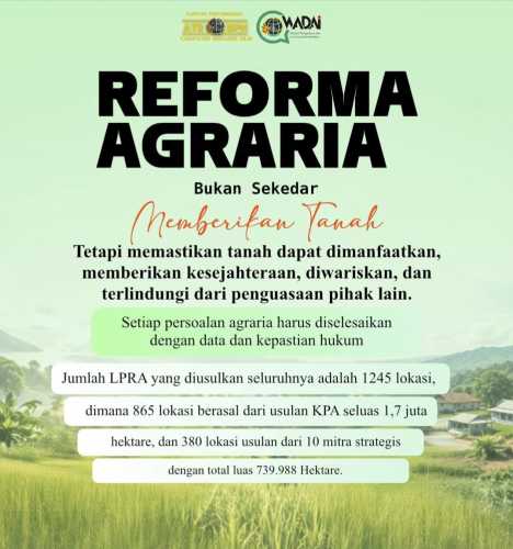 Kantah Inhil Perkuat Implementasi Reforma Agraria untuk Kesejahteraan Masyarakat