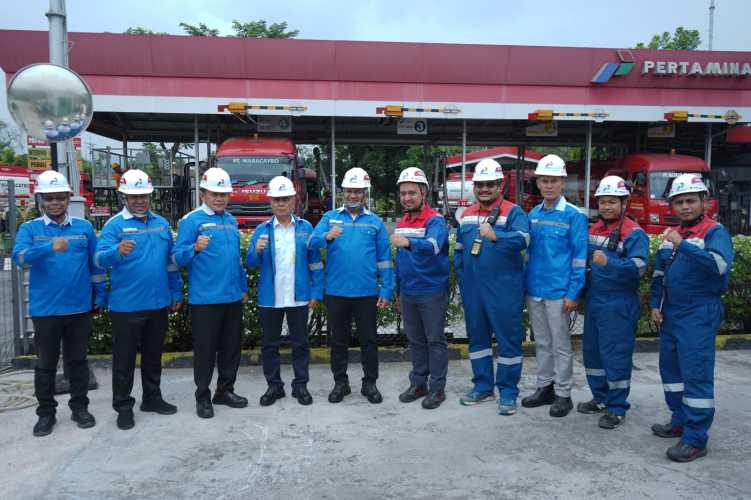Wakil Bupati Asahan Tinjau Kesiapan Pasokan BBM Di Terminal Fuel Kisaran