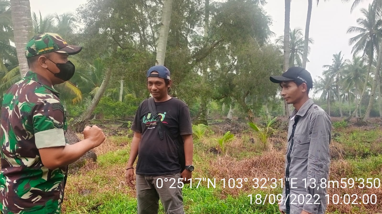 Serda Siswanto Babinsa Koramil 11/Pulau Burung Rekonsiliasi Karhutlah