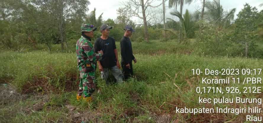 Serda Supardiyanto Lakukan Investigasi di Lapangan Terkait Karhutlah