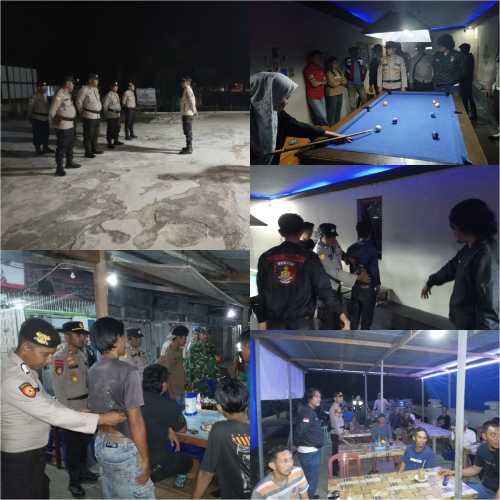 Polsek Enok Gelar Patroli KRYD Dalam Rangka Cipkon Harkamtibmas