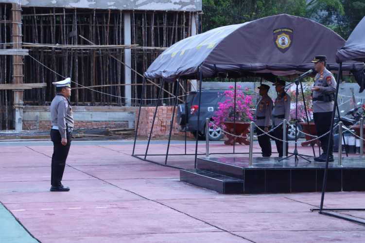 Polres Inhil Apel Persiapan Pawai Malam Takbiran Idul Adha