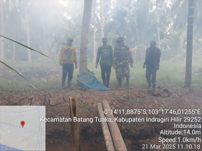 Cegah Kebakaran Sejak Dini, Babinsa Koramil 12/Btk Edukasi Warga Soal Karhutla