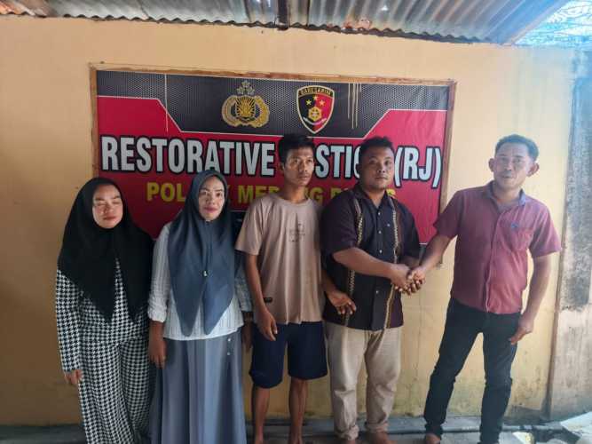 Restorative Justice Dilaksanakan dalam Kasus Penganiyaan di Polsek Medang Deras