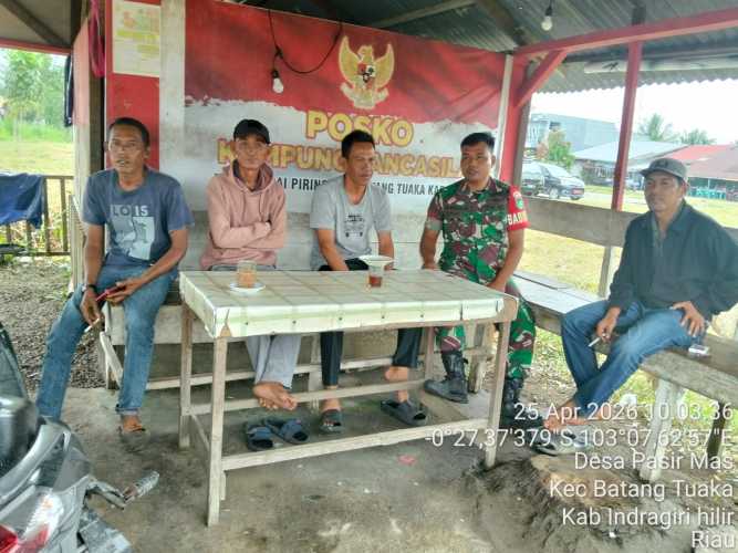 Babinsa Pasir Mas Perkuat Pondasi Kampung Pancasila Melalui Komsos Strategis