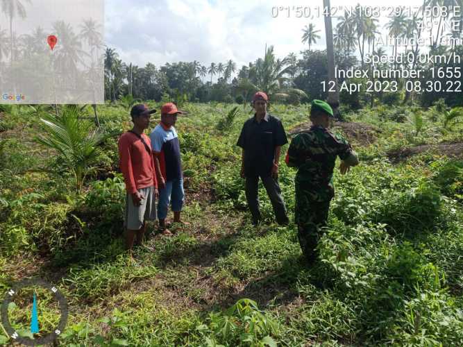 Serma Situmorang Atensi Warga membantu Penanganan Karhutlah