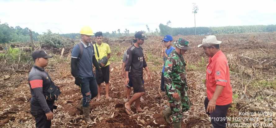 Babinsa Kosentrasi Penanganan Karhutlah