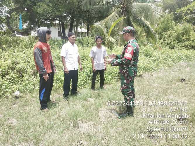 Kopda Hendri Lakukan Patroli Partisipatif Cegah Karhutlah