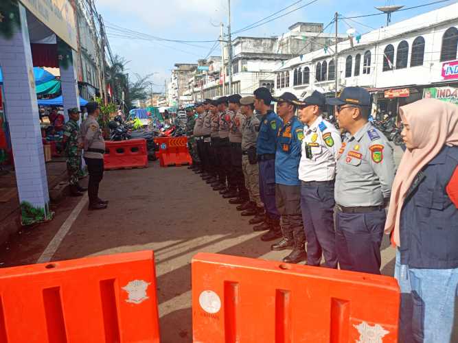 Sertu Jondri Ikuti Apel Operasi Lilin, Polres Inhil Siapkan Keamanan