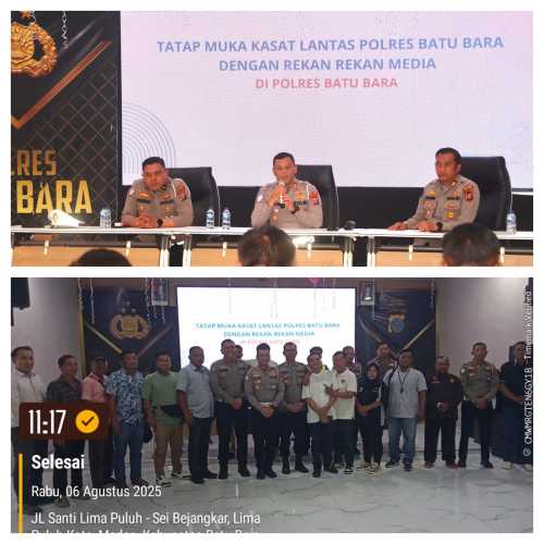 Polres Batu Bara Gelar Tatap Muka dengan Rekan-Rekan Media, Perkuat Hubungan dan Komunikasi