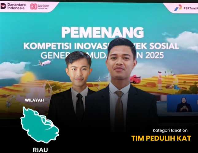 Putra Inhil,  Robin S.IP dan Herman Farmi S.P Raih Prestasi Gemilang di Kompetisi Inovasi Proyek Sosial PFmuda 2025