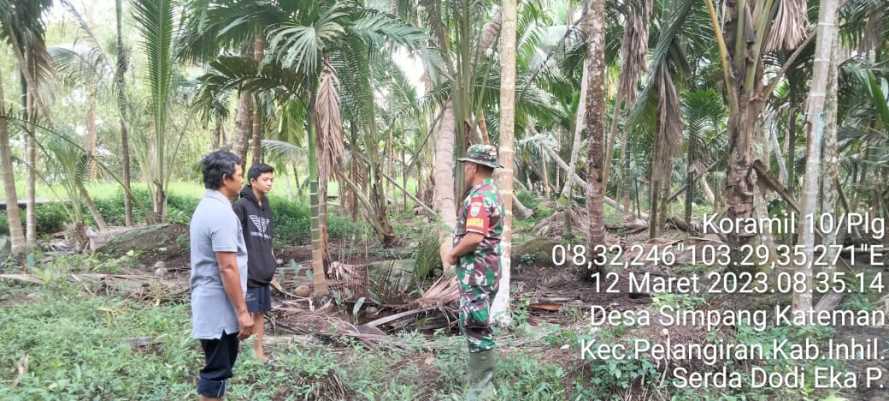 Babinsa Terus Menjaga Kelestarian Lingkungan