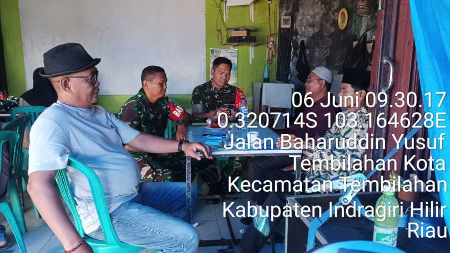 Serda Miskal Menjaga Kondusifitas di Pasar Mayang Kelapa